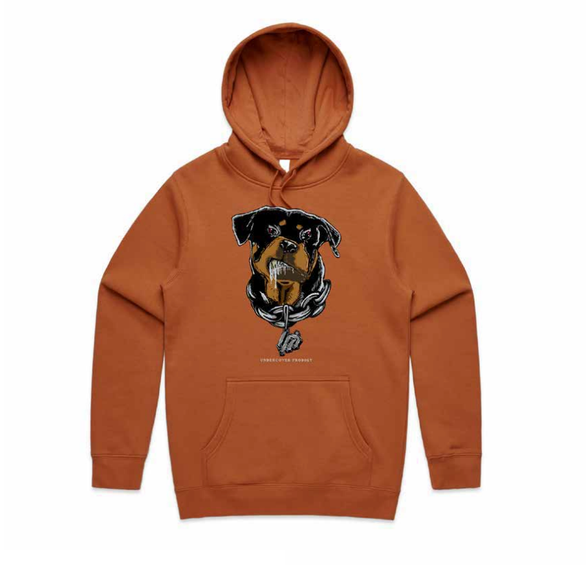 Copper-Angry-Rottweiler-Hoodie-with-UP-chain
