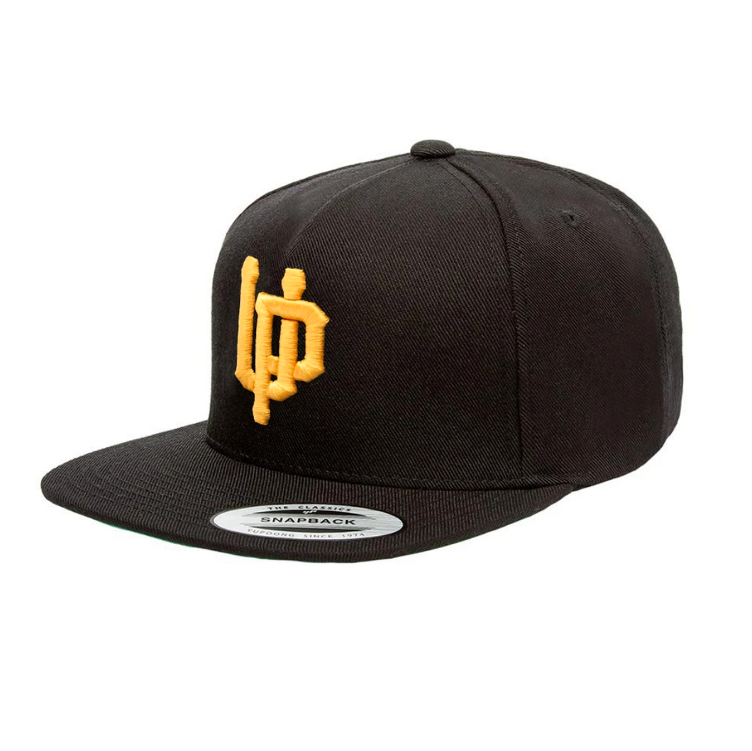 An-image-of-the-Undercover-Prodigy-Gold-Embroidered-Logo-snapback.